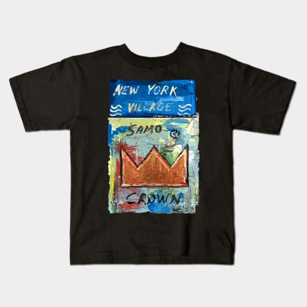 New York Samo T-Shirt 2 Kids T-Shirt by Sauher